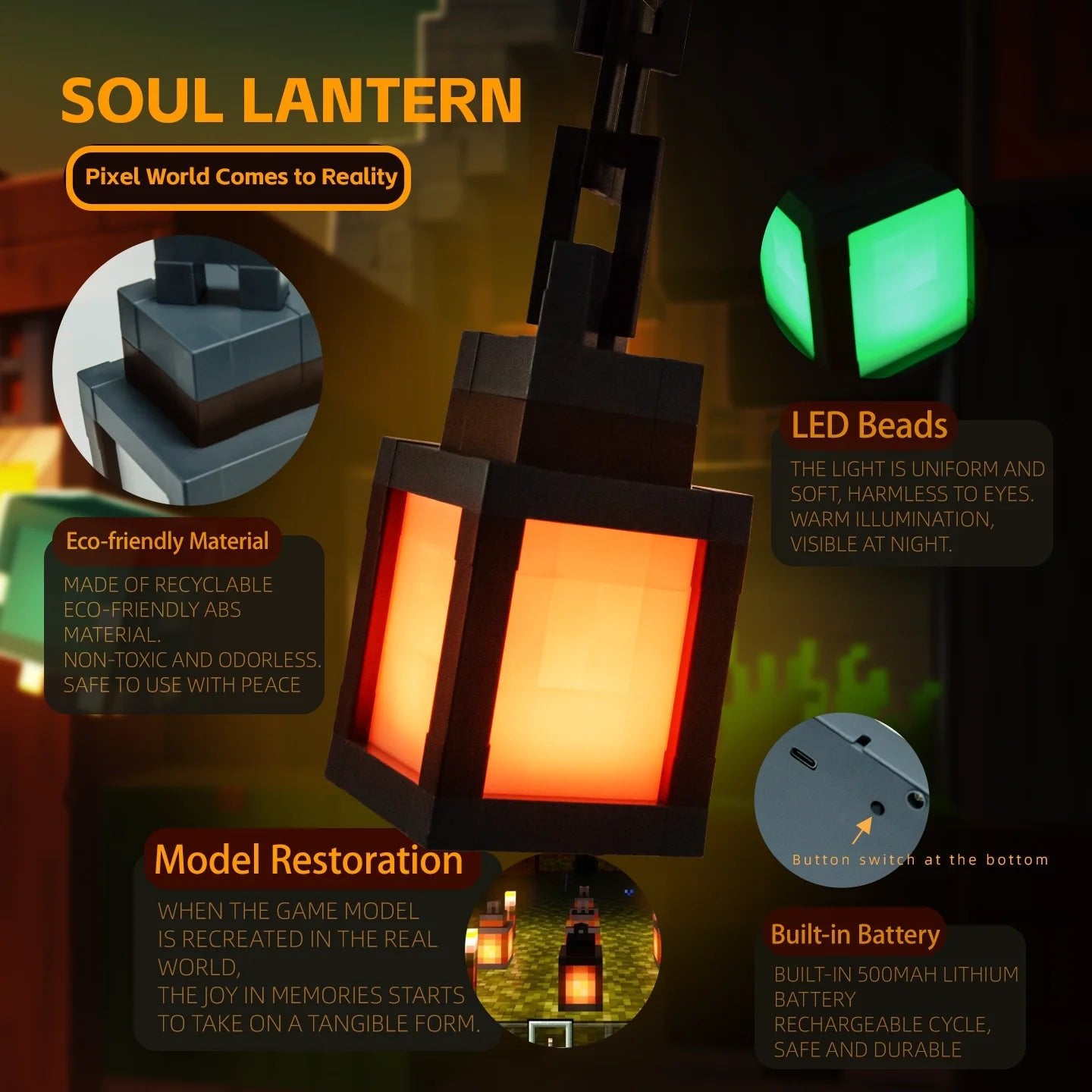 Enchanting Luminous Night Light Lantern